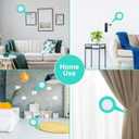 Self Adhesive Dots,1500pcs(750 Pairs) Strong Adhesive 0.39 inch Diameter Sticky Back Hook Nylon, Loop Dots with Waterproof Sticky Glue Tapes, Suitable for Classroom, Office, Home