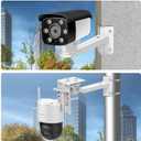 Security Camera Mount System - Modular 3-in-1 Adjustable Clamp-on Bracket | Fit Pole/Corner/Wall, ndoor Outdoo Screw & Clamp Installation for CCTV, Flood Lights, Solar Panels