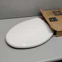 Little2Big Toilet Seat with Built-In Toddler Potty Training Seat, Slow Close, Easy to Install, Made in USA, ELONGATED, White