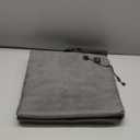 Juexica Portable Heated Seat Cushion Warm Stadium Seats Camping Outdoor with Back Support and 3 Level Winter Heated Seat Cover for Outdoors, No Power Bank (15.7 Inch, Grey)