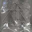 Vigdur Christmas Tree Window Lights, 16' Christmas Silhouette Lights Battery Powered with Bright LEDs, Hanging Decorations for Xmas New Year Wall Door Window Decor (1 Pcs)