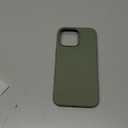 AOTESIER Compatible with iPhone 15 Pro Max Case, Upgraded Silicone [Military Shockproof Protection] for 15 Pro Max Case with Soft Anti-Scratch Microfiber Lining, 6.7 inch, Calke Green