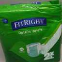 FitRight OptiFit Extra Adult Briefs, Incontinence Diapers with Tabs, Moderate Absorbency, 2XL, 60 to 70", 20 Count