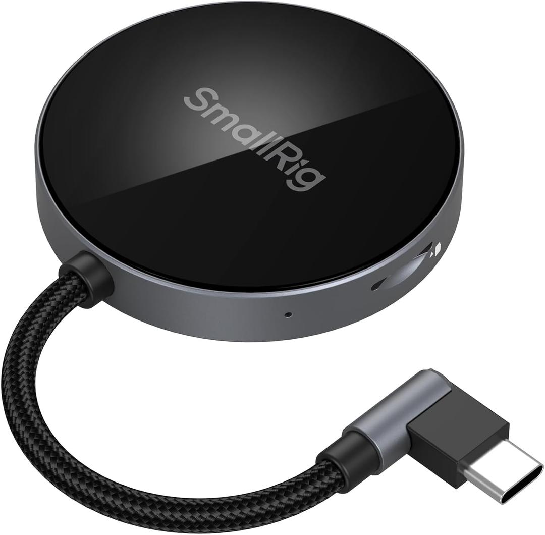 SMALLRIG SD/TF Dual-Slot Card Reader, USB 4.0 312MB/s High-Speed Transfer, Magnetic Adsorption Phone & 90 Angled Connector for iPhone 16/for Samsung/for Huawei, SDXC/TF Card Adapter - 4870