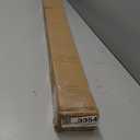 1-1/8 inch Double Curtain Rod - Premium Nonadjustable 48in/4ft Drapery Rods - Heavy Duty Dual Curtain Rods for Windows - Solid Aluminum Finials & Adjustable Concealed Mounting Bracket - Antique Bronze