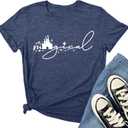 MAXTREE Women Cute Graphic Tees Summer Tee Shirts (M)