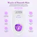 Epilator,Epilators Hair Removal for Women, 2 in 1 Hair Removal Device with LED Light & USB Rechargeable, Electric Shaver for Legs,Underarms,Bikini and Full Body