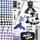 Super PDR Car Dent Repair Kit Paintless Dent Puller Tool Set with 2 in 1 Slide Hammer, Glue &
 New GlueTabs No Paint Damage DIY Dent Remover for Door Dings, Hail, Hood & Fender Dents