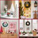 Christmas UV DTF Cup Wrap, 20 Sheets Merry Christmas UV DTF Cup Wraps for 16 oz Glass, Cute Joy to The World UVDTF Decals Transfer Stickers Waterproof Rub On Transfers for Crafting, Xmas Gift