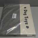 PET ARTIST Large Dog Toy Basket, Foldable Dog Toy Bin Box for Living Roon Area, Collapsible Storage Baskets with Comfortable Handles for Pet Coat,Accessories, Gray, 15"x13"x12" (Grey)