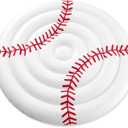 Blueweenly Inflatable Baseball Basketball Ride-on Pool Float 5.25 ft Extra-Large Sport Theme Blow up Pool Float Summer Floaty Party Lounge Raft for Beach Swimming Adults