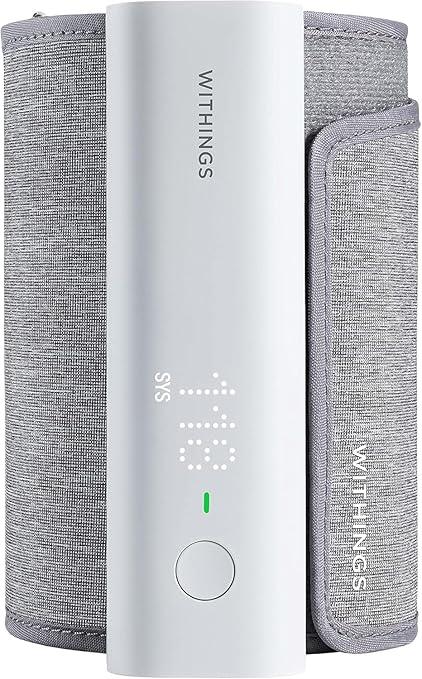 Withings BPM Connect  Digital Blood Pressure Cuff & Heart Rate Monitor  Blood Pressure Machine Arm Cuff, FDA Cleared, FSA/HSA Eligible, IOS & Android