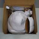 Interactive Cat Toys for Indoor Cats,4-in-1 Automatic Kitten Toy with Laser, Fluttering Butterfly, Moving Feather & Track Balls, USB Rechargeable Self-Play Electronic Toy for Kittens & Adults (White)