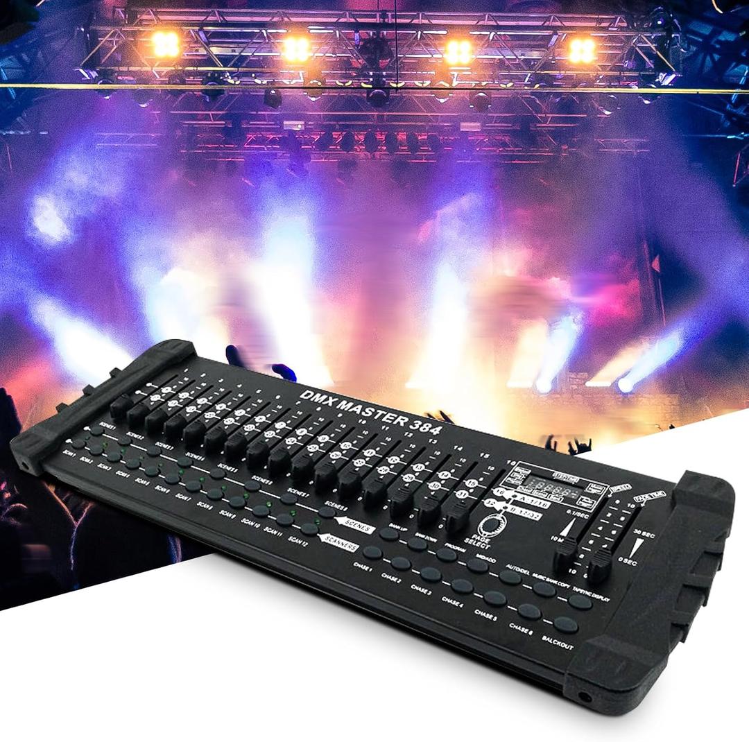 SHEHDS DMX Controller DMX384 DJ Controller LED Digital Display DMX Console DJ Equipment Stage Light Controller