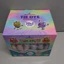 30 Colors Tie Dye Kit, Tie Dye Set for Kids, Pre-Filled Tye Dye Bottles, Non Toxic Permanent Fabric Dye Art Set, Easy DIY Fabric Art - Create Fun (30 Colors)