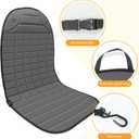 ILLUMINEW Seat Cushion Winter Cover for Full Back and Seat Grey