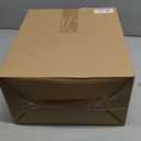 Sanwuta 6 Pcs Clear Hard Zipper Case Hard Plastic Zipper Pouches Makeup Bag Pencil Pouches Transparent Cases for Snacks Plastic Storage Organizer Box for Travel(Holographic,13.78 x 11.81 x 2 Inch)