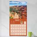 TF Publishing 2026 National Parks Wall Calendar - Large Grids for Appointments and Scheduling - Vertical Monthly Wall Calendar 2026 with Premium Gloss Paper for Home and Office Organization - 12x12in