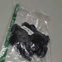 RSLOVE Women's Lace Top Thigh High Sheer Stockings Antiskid Silicone Ultra Shimmery Pantyhose (One Size, Black)