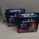 Goodnites Girls' Nighttime Bedwetting Underwear, Size Extra Small (28-43 lbs), 44 Ct (2 Packs of 22)