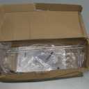 Ermete Window Bird Feeder with Strong Suction Cups, Large View Clear Feeder, Seed Tray, 13in x 5.5in x 4.2in for Outside Weather Proof