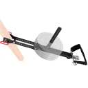 Belt Squat Attachment, 1100 lbs Weight Capacity, Fit All Racks-Universal Belt Squat System, Adjustable Length, No Assembly Required - Best Choice for Squat, Belt Included
