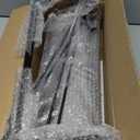 Mkono Wall Mounted Rack Set of 2 Wood Rustic Bottle Glass Floating Shelves with Stemware Hanger Modern Plants Photos Display Storage Holder for Kitchen Dining Room Bar, 17 Inch (Brown)