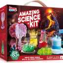 Klever Kits Amazing Science Kits- 85+ Experiments Educational Toys, STEM Activities with Erupting Volcano and Growing Crystal Tree for Kids Aged 6 7 8+
