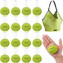 Simgoing 15 Pcs Tennis Senior Night Keychain Gift Bulk Mini Plush Ball Prizes Funny Sports Players Team Party Favors Gifts for Group (Yellow Green)