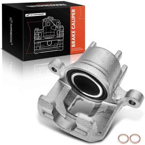 A-Premium Disc Brake Caliper Assembly Without Bracket Compatible with Select Mitsubishi Models - Mirage, Mirage G4 2017 2018 2019 2020 2021 - Front Driver Left Side