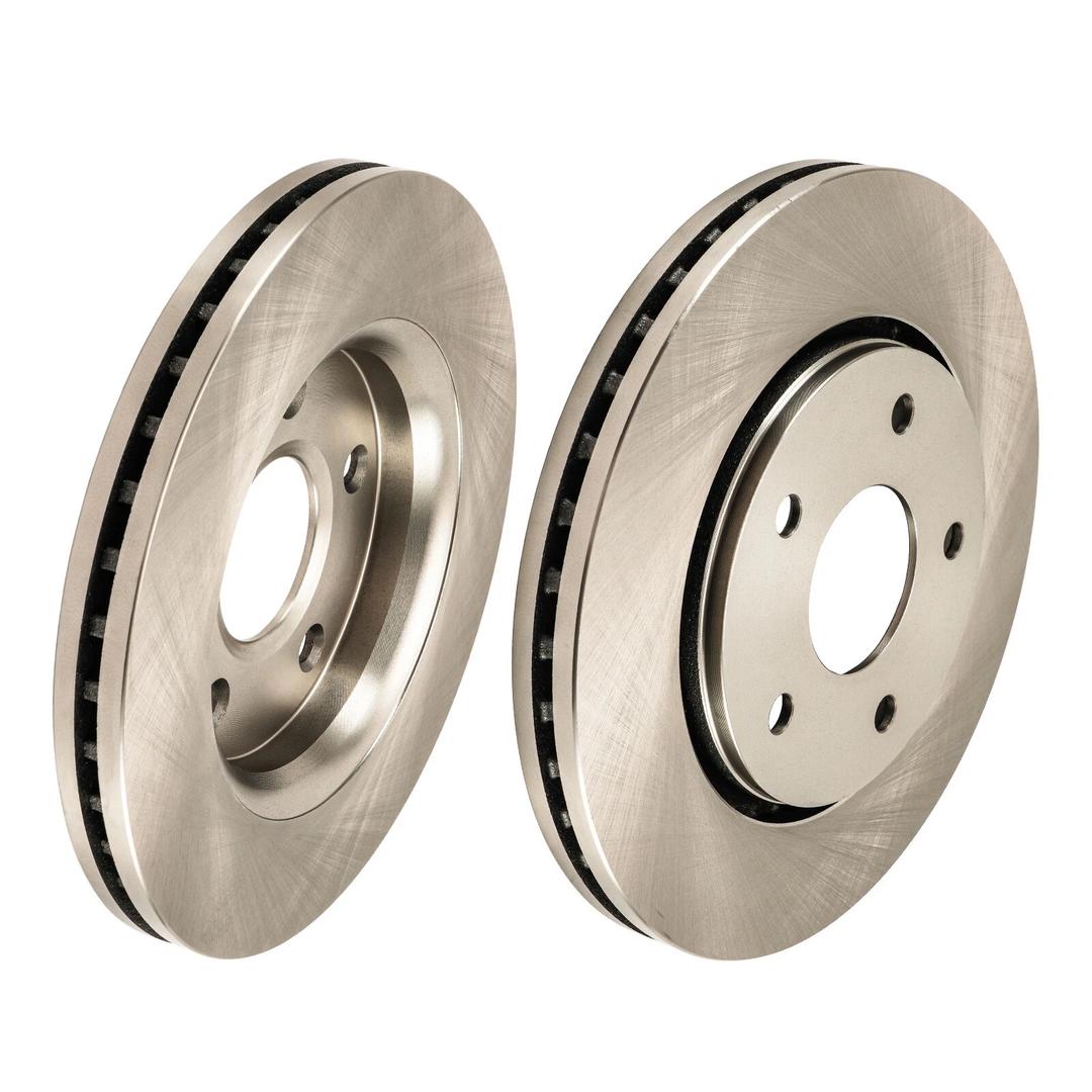 53051 Front Disc Brake Rotors For Chrysler Town & Country Dodge Journey 2 Pcs