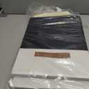 Large Toy Storage Box with Lid, Sturdy Toys Storage Chest Bin Organizer Basket with Dividers for Kids, Boys, Girls, Nursery, Closet, Bedroom, Playroom 25"x13" x16" (Black and White)