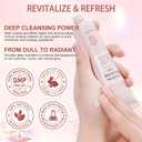 Purifying Exfoliating Gel, Facial Exfoliator Cleanser, Face Scrub, Natural Exfoliating Gel Purifying Cream, Gentle for Face Body, Deep Cleansing for All Skin (2PCS)
