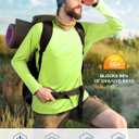 Roadbox Mens UPF 50+ UV Sun Protection Shirts Outdoor Long Sleeve SPF Rash Guard for Fishing Hiking Swimming Running, 2XL