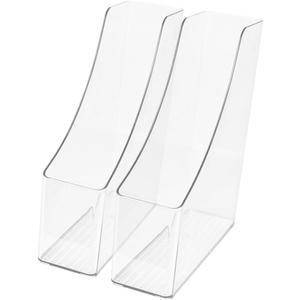2pcs File Rack Desk Organizer Office Document Storage Magazine Holder Book Display Stand Binder Organizer Paper Desktop Document Holder