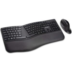 Kensington Pro Fit Ergonomic Wireless Keyboard and Mouse - Black (K75406US)