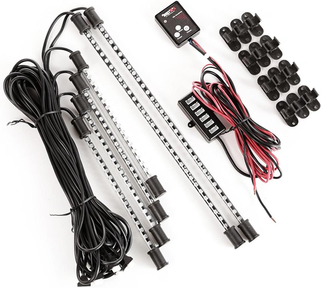 Rugged Ridge Interior Light for Jeep Wrangler/Gladiator | Plug-n-Play, Multi-Color LED's | 11250.09 | Fits 2007-2025 Jeep Wrangler JK/JL; 2020-2025 Jeep Gladiator JT