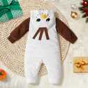 Hifot Baby Girl Boy Romper Newborn Clothes My First Christmas Long Sleeve Jumpsuit