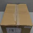 Joybe 300 Pack 5.95x3.25x8 Inch Small White Paper Bags with Handles Bulk, Kraft Paper Gift Bags for Birthday Party Favors Grocery Retail Shopping Business Goody Merchandise Craft Blank Sacks (300pcs)