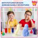 Bath Bomb Potions, 16 Pack Fizzy Bubble Bath Explosions, Cool Foam and Bubble Science Beaker for Bath, Fun Science & Magical Bath Time Buddy, Interactive Bath Bombs