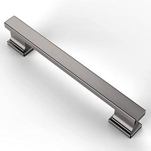 Asidrama 10 Pack 3.75 Inch(96mm) Brushed Black Nickel Kitchen Cabinet Handles, Cabinet Pulls Kitchen Cabinet Hardware for Cupboard Drawer Pulls