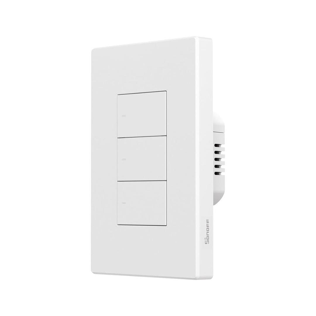 SONOFF M5 Matter Smart WiFi Light Switch, 3-Gang Wall Switch with Timing & Voice Control, Compatible with Matter, Alexa & Google Home, Requires Neutral Wire (120 Type)