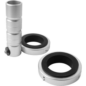 Wakeboard Tower Flag Holder, Boat Flag Pole Bracket Kits Rail Mount Without Drilling Silver
