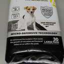 Glad for Pets Activated Carbon Anti-Microbial Dog Training Pads with Odor Eliminator - Ultra Absorbent Pee Pads for Dogs, Heavy Duty Indoor Pee Mats, Puppy Essentials, 23" x 23", 30 Count