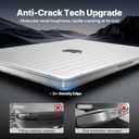 Soonjet TravelArmor for MacBook Pro 14 inch Case | M5 M4 M3 M2 M1 Pro/Max 2026 2025-2021 | Anti-Cracking Tech | 360° Defense Upgrade | Protective Hard Shell Laptop Cover | Frosted Clear