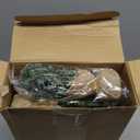 Yinder Tabletop 12 Pcs Mini Christmas Tree 7.87 Inch Artificial Mini Xmas Miniature Pine Christmas Tree with Linen Base for Xmas Holiday Decorations Indoor Home Kitchen Dining Table