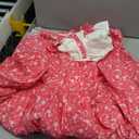 ReliBeauty Pioneer Girl Dress Colonial Prairie Costume (12-14(160), Pink)