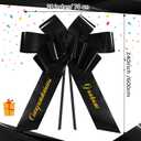 Chunful 30 Inch Graduate Car Bow Large Gift Bow for Cars 2026 Congratulations Graduate Decoration Gift Wrapping Ornament for Present Birthday Party(Black)