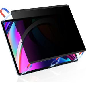 Peslv Magnetic Privacy Screen Protector for iPad Air 5th 4th Generation & iPad Pro 11(2018-2022), Removable Anti Blue Light Glare Spy Private Filter, Black Security Screen