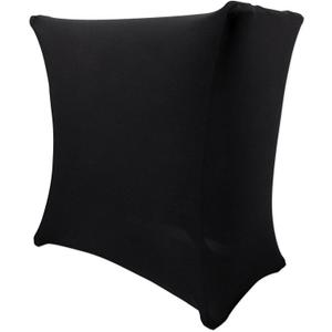 Rockville RSC5B Universal Black DJ Scrim Cloth Cover for X Stand+Carry Bag